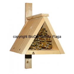 Domek na gniazda dla owadów P4 - przykład zastosowania